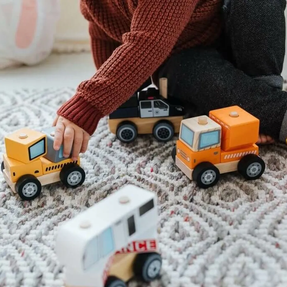 Zabawka drewniana - Ambulans