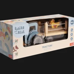 Zabawka drewniana Bobaski i Miś, Tractor