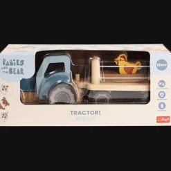 Zabawka drewniana Bobaski i Miś, Tractor