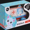 Zabawka drewniana Tiny Tails, Magnetic Vehicle: Ambulance