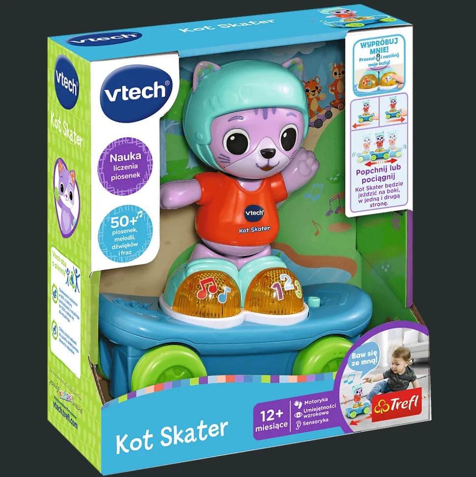 Zabawka interaktywna Kot Skater