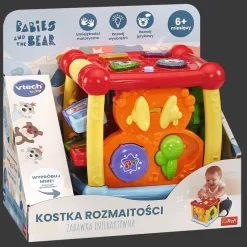 Zabawka interaktywna VTech Kostka Rozmaitości, Bobaski i Miś