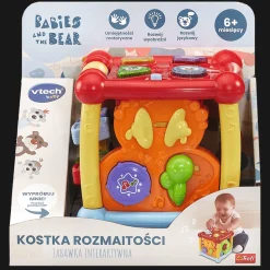 Zabawka interaktywna VTech Kostka Rozmaitości, Bobaski i Miś