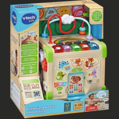 Zabawka interaktywna Vtech, Drewniana Kostka Edukacyjna