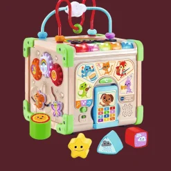 Zabawka interaktywna Vtech, Drewniana Kostka Edukacyjna