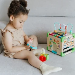 Zabawka interaktywna Vtech, Drewniana Kostka Edukacyjna