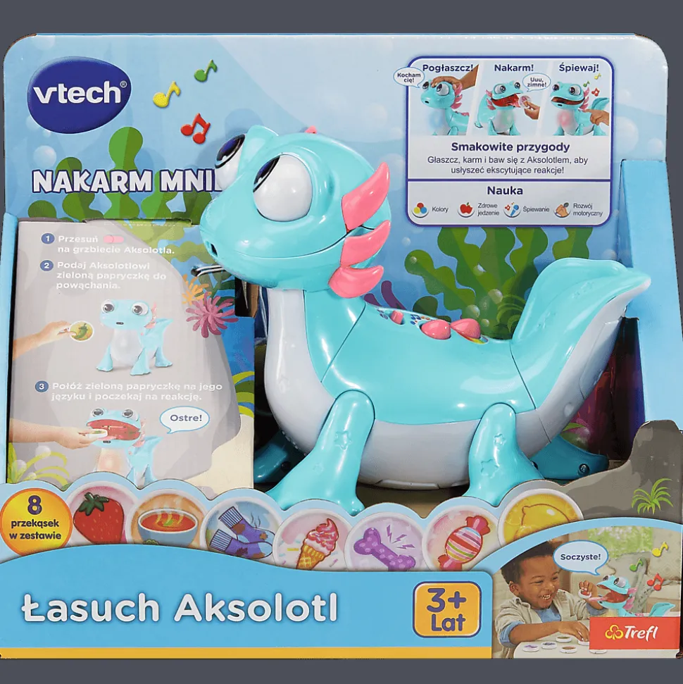 Zabawka interaktywna Vtech, Łasuch Aksolotl