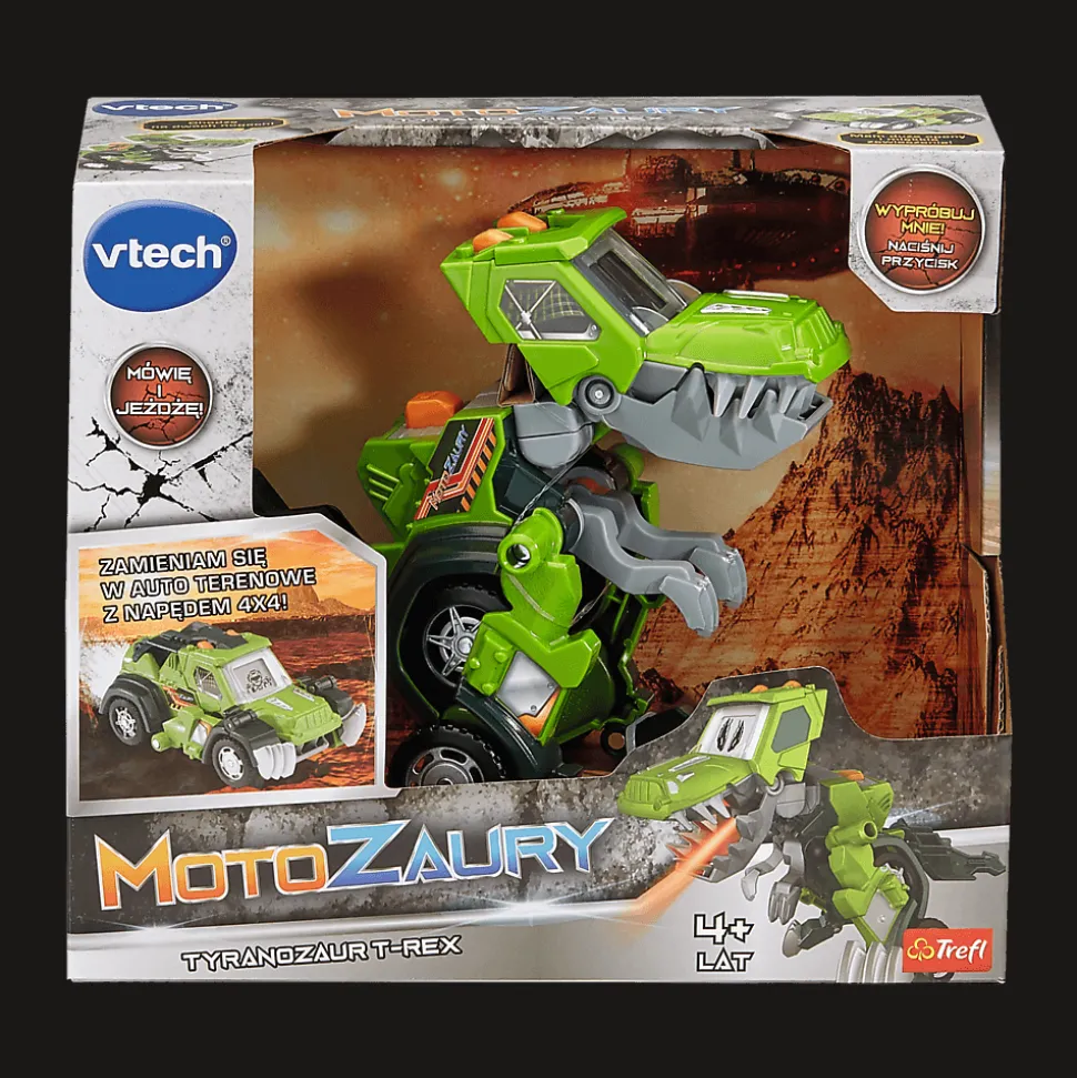 Zabawka interaktywna VTech Motozaury, Tyranozaur T-Rex
