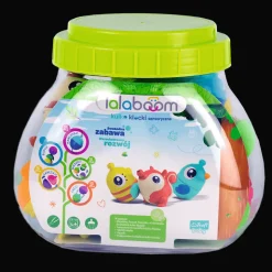 Zabawka Lalaboom, Zestaw kulko-klocków - zwierzątka leśne, 21 elementów