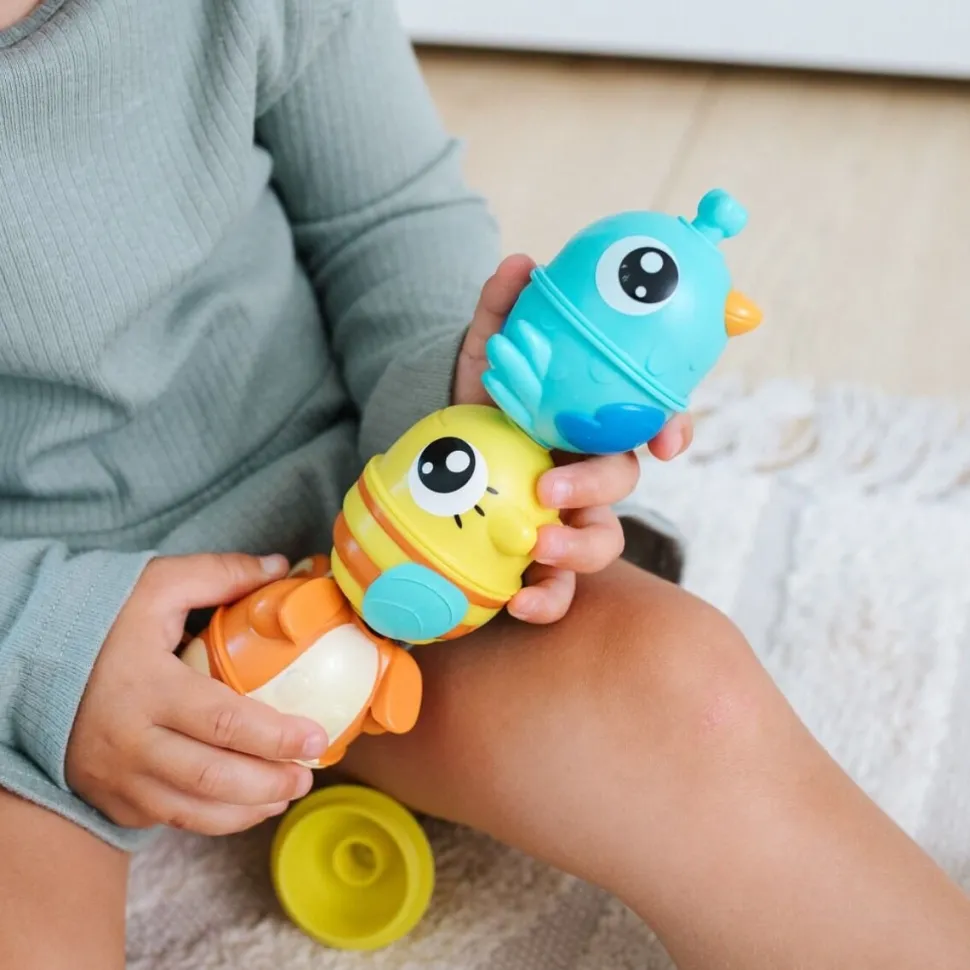 Zabawka Lalaboom, Zestaw kulko-klocków - zwierzątka leśne, 6 elementów