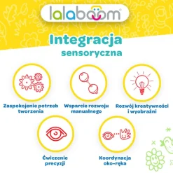 Zabawka Lalaboom, Zestaw kulko - klocków, 12 elementów