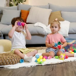 Zabawka Lalaboom, Zestaw kulko - klocków, 12 elementów