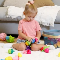 Zabawka Lalaboom, Zestaw kulko-klocków, 30 elementów