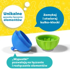 Zabawka Lalaboom, Zestaw kulko-klocków, 30 elementów