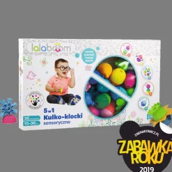 Zabawka Lalaboom, Zestaw kulko - klocków, 36 elementów