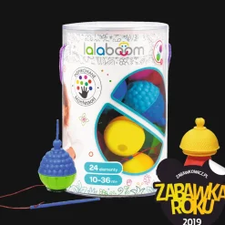 Zabawka Lalaboom, Zestaw kulko-klocków, 24 elementy