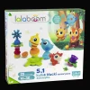 Zabawka Lalaboom, Zestaw prezentowy kulko-klocków - zwierzątka leśne, 25 elementów