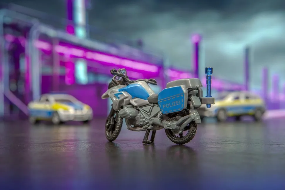 Zabawka Siku BMW Motocykl policyjny