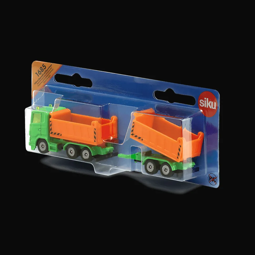 Zabawka Siku Ciężarówka z przyczepą wywrotka