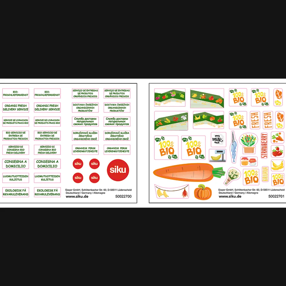 Zabawka Siku Super Pojazd eko-usługa dostawcza