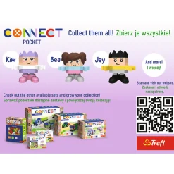 Zestaw klocków Connect Pocket Girl: Zoe