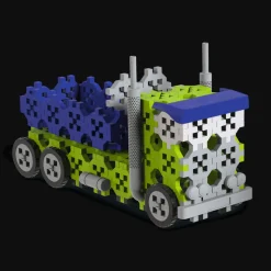 Zestaw klocków Connect 3w1: Ciężarówka / Plac budowy