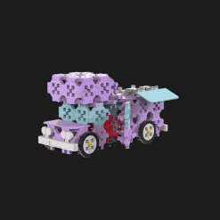 Zestaw klocków Connect 2w1: Kamper / Urocze autko