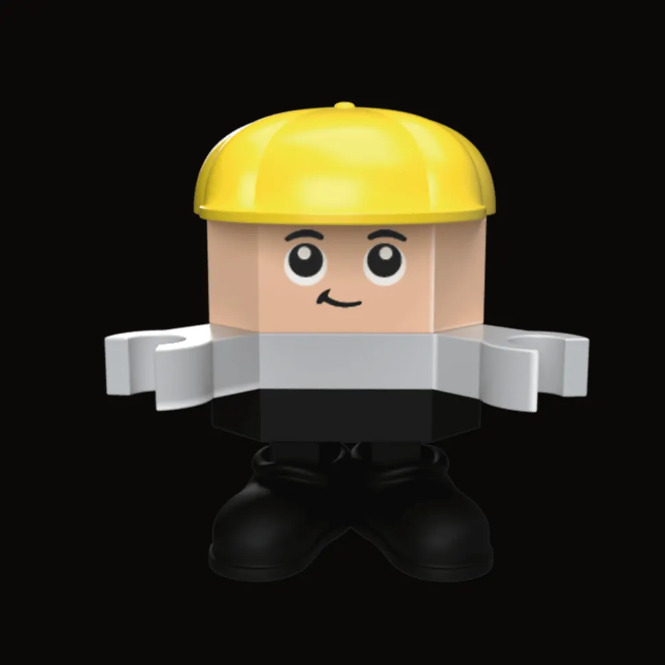 Zestaw klocków Connect 3w1: Pojazdy budowlane / SUV z przyczepą