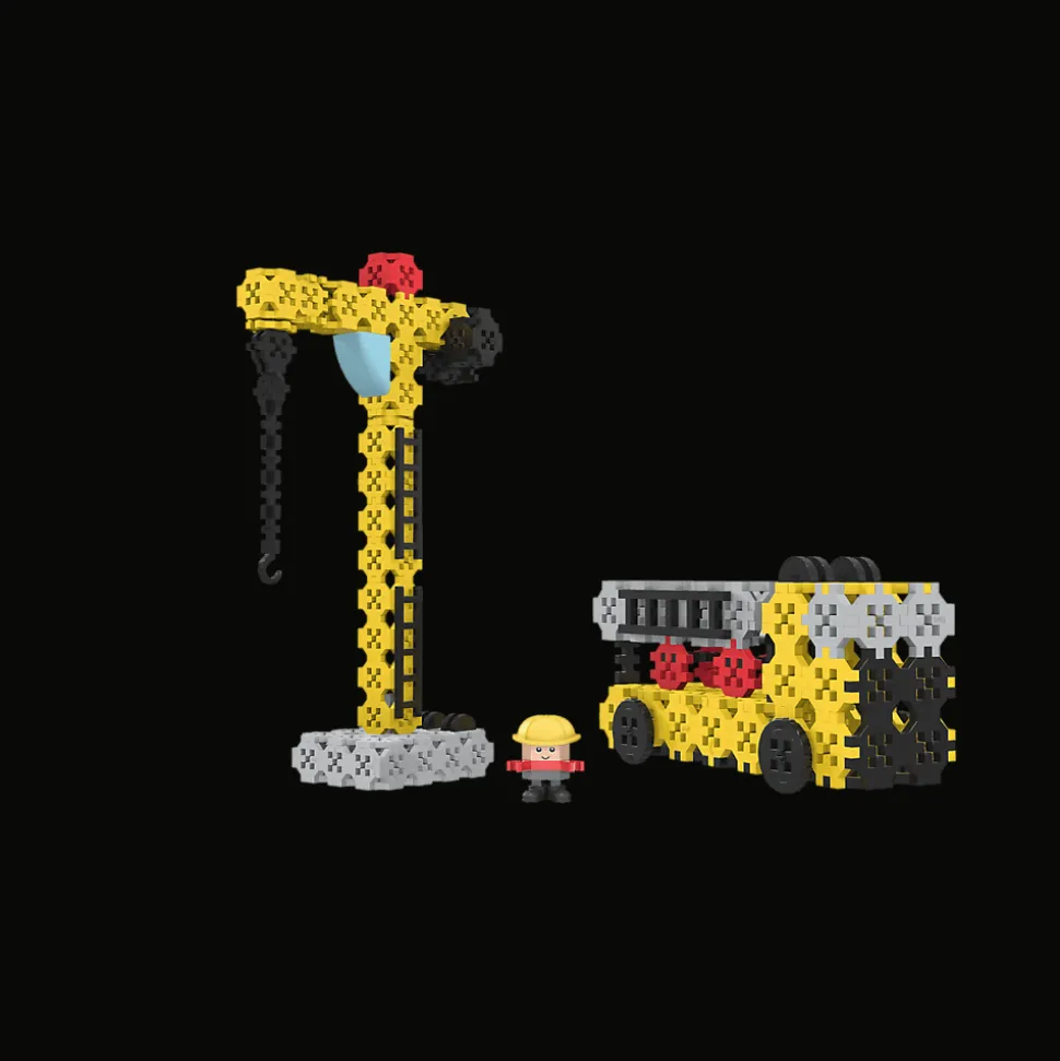 Zestaw klocków Connect 2w1: Żuraw / Dźwig HDS