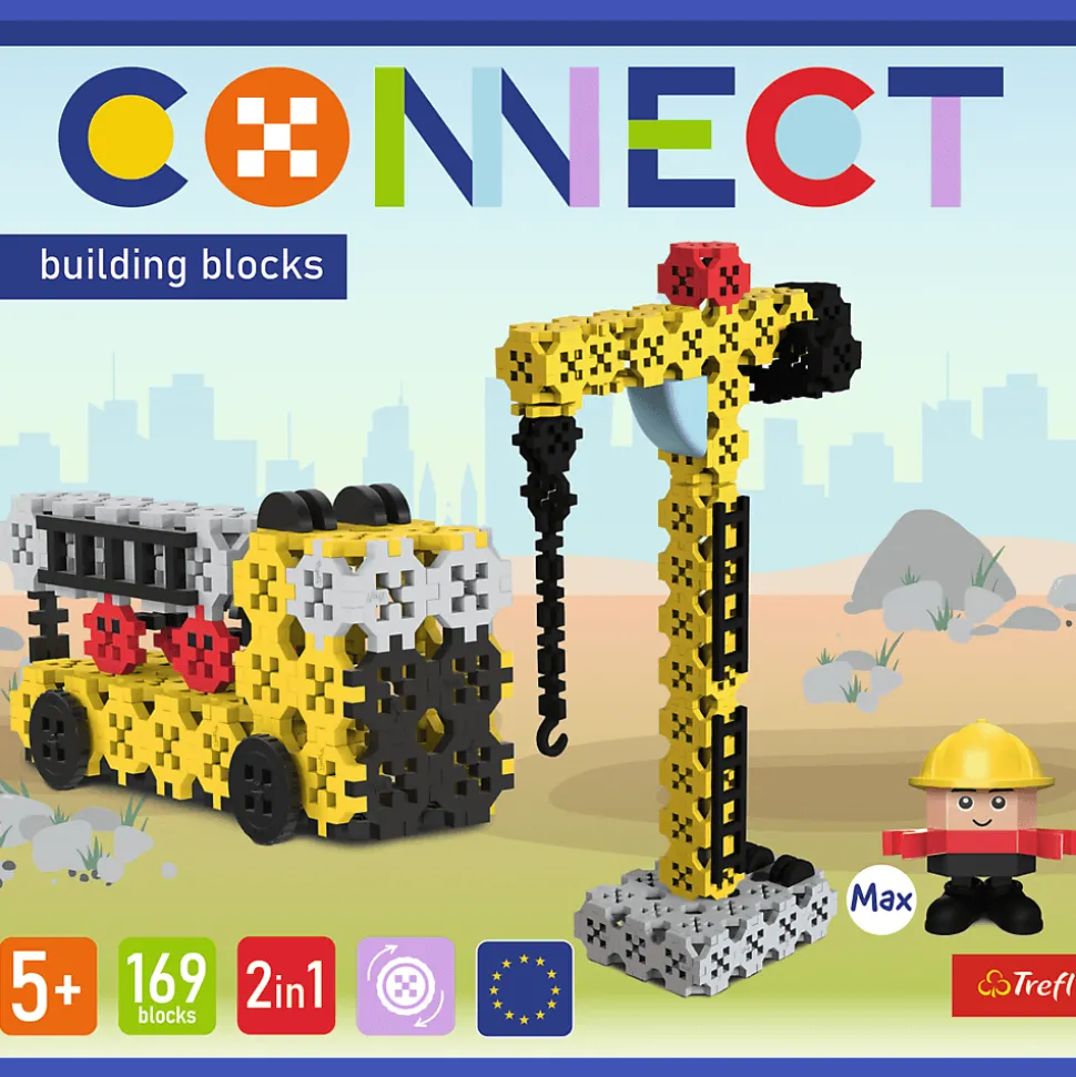 Zestaw klocków Connect 2w1: Żuraw / Dźwig HDS