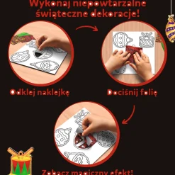 Zestaw kreatywny Skillmatics, Foil Fun, Ozdoby Świąteczne