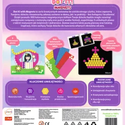 Zestaw kreatywny Skillmatics, Dot It! With Magnets: Jednorożce i Księżniczki
