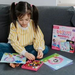 Zestaw kreatywny Skillmatics, Dot It! With Magnets: Jednorożce i Księżniczki