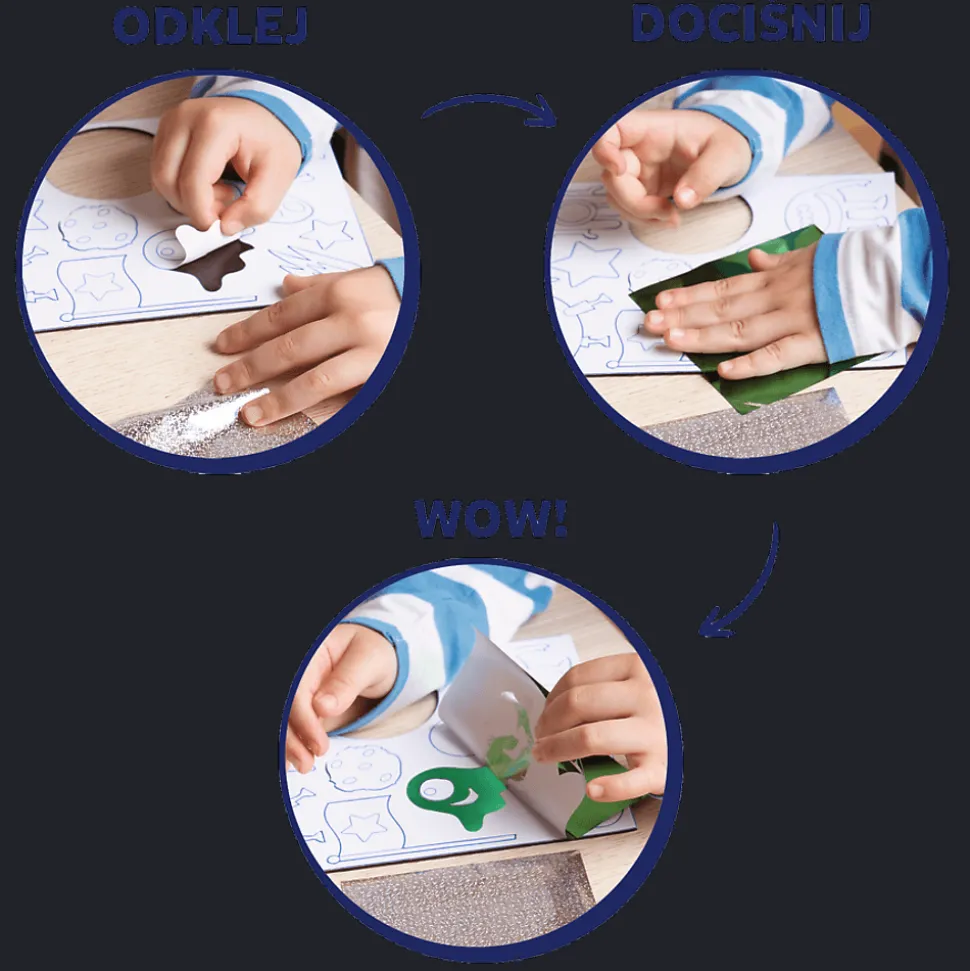 Zestaw kreatywny Skillmatics, Foil Fun, Kosmos