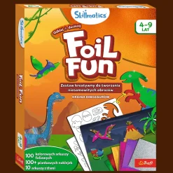 Zestaw kreatywny Skillmatics, Foil Fun, Kraina Dinozaurów