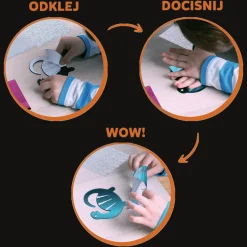 Zestaw kreatywny Skillmatics, Foil Fun, Kraina Dinozaurów