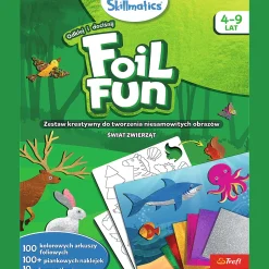 Zestaw kreatywny Skillmatics, Foil Fun, Świat Zwierząt