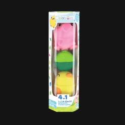 Zestaw kulko-klocków - zwierzątka farma: świnka, kurczaczek - 6 elementów