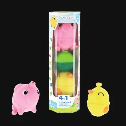 Zestaw kulko-klocków - zwierzątka farma: świnka, kurczaczek - 6 elementów