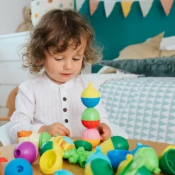 Zestaw kulko-klocków - zwierzątka farma - 21 elementów