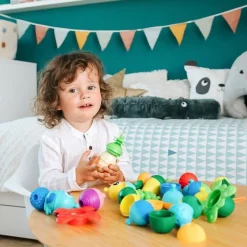 Zestaw kulko-klocków - zwierzątka farma - 21 elementów