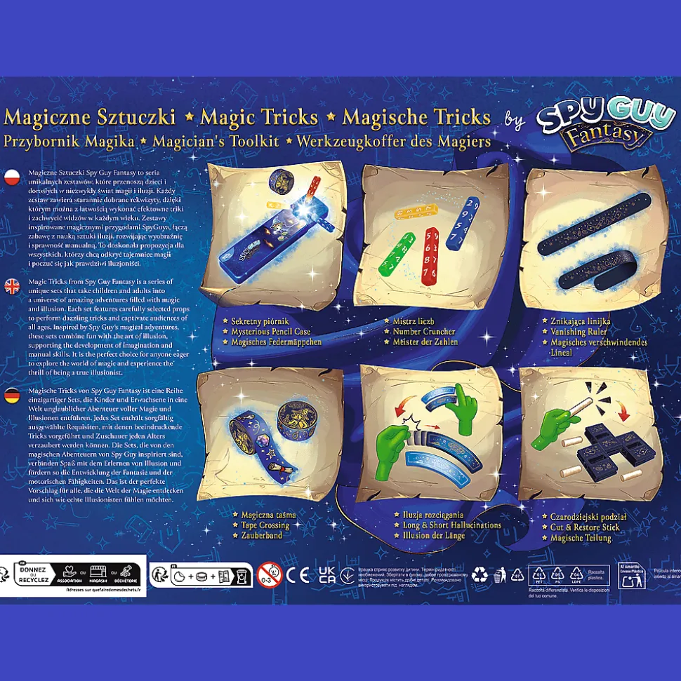 Zestaw Magiczne Sztuczki by Spy Guy Fantasy, Przybornik Magika