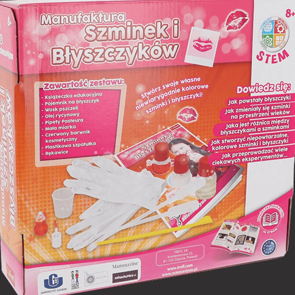 Zestaw naukowy Science4you, Manufaktura szminek i błyszczyków