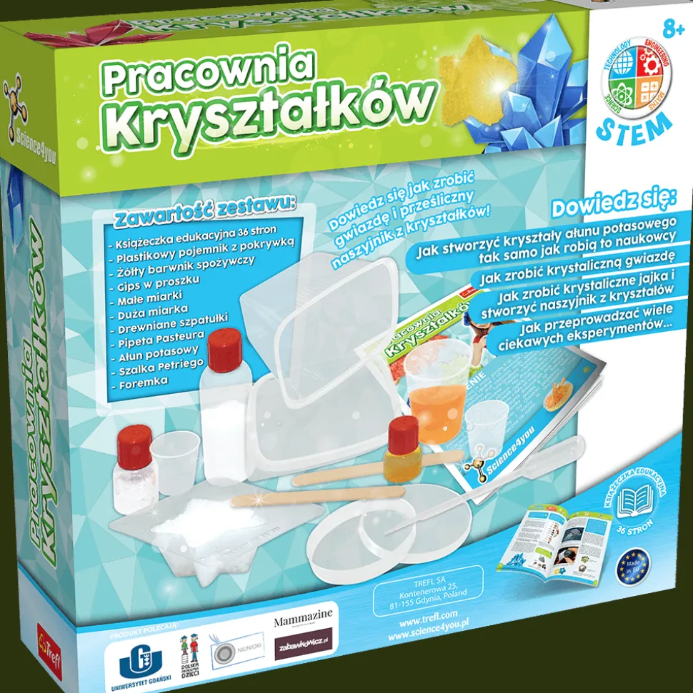 Zestaw naukowy Science4you, Pracownia Kryształków