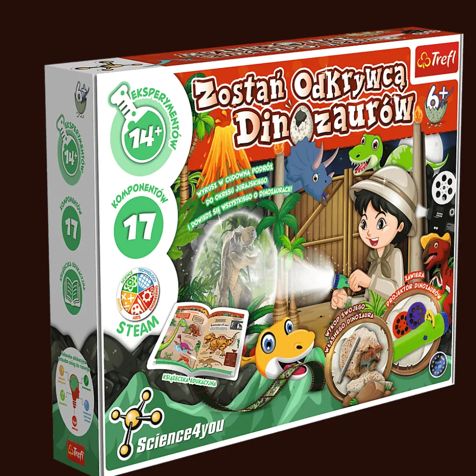Zestaw naukowy Zostań odkrywcą dinozaurów