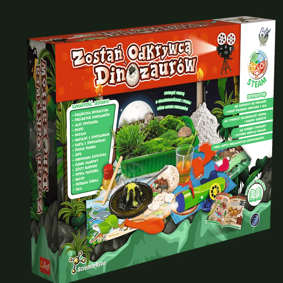 Zestaw naukowy Zostań odkrywcą dinozaurów