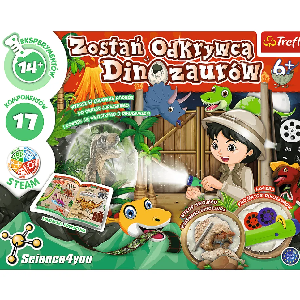 Zestaw naukowy Zostań odkrywcą dinozaurów